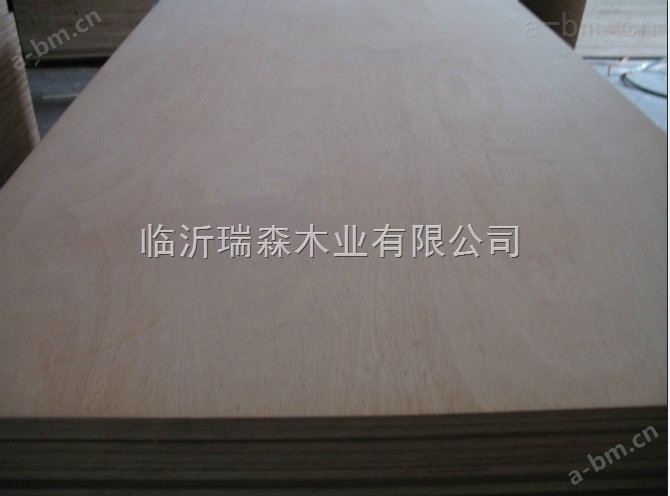 三合板三夹板桦木板1220*2440*5mmE1级胶合板实木工程板多层板