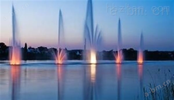 湖泊提水式喷泉曝气机